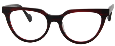 Women Access Eyeglasses : Teckla - Burgundy Black - SpecSMART Eye Clinic (Front View)